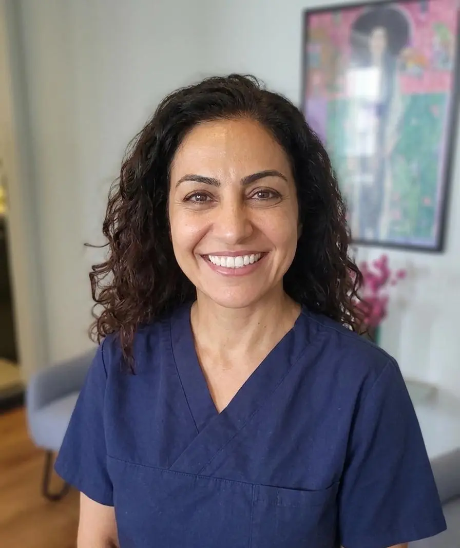 Smiling patient at Mineers Smile Center